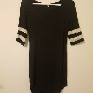 Charlotte Russe Black Jersey Dress